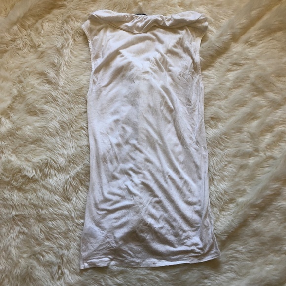 Express Ruched Ruffle Tank - Picture 3 of 4